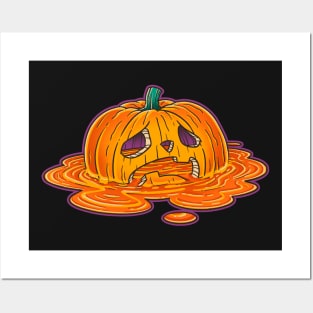 Melted Pumpkin Posters and Art